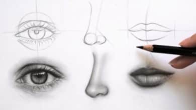 آموزش طراحی چهره "بینی،چشم،لب" :: قسمت 2