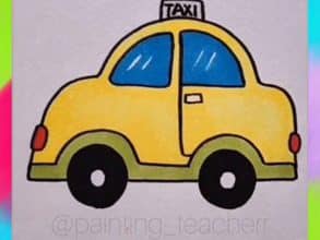 نقاشی تاکسی
